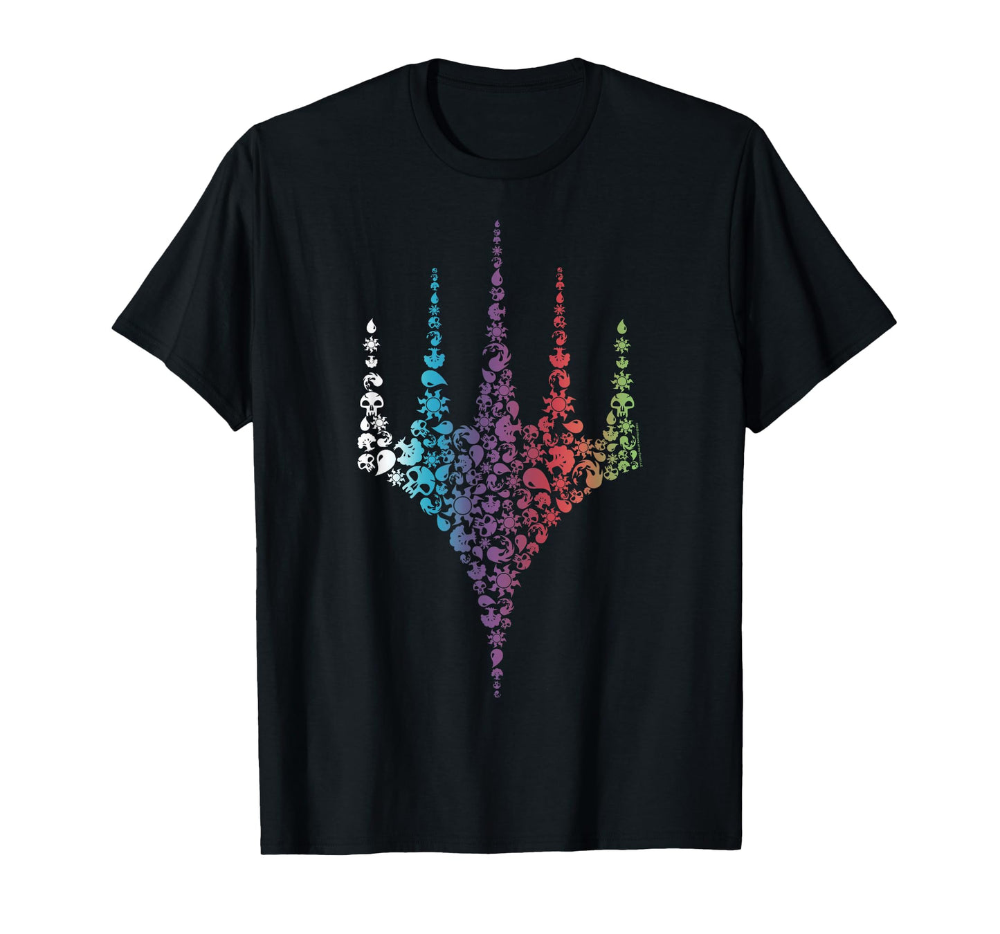 Magic: The Gathering Logo Rainbow Icons T-Shirt