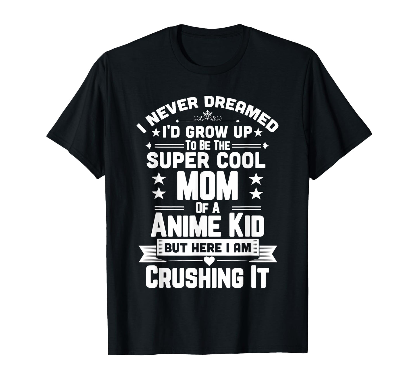 Super Cool Mom Of A Anime Art Design Culture Kid Shirt