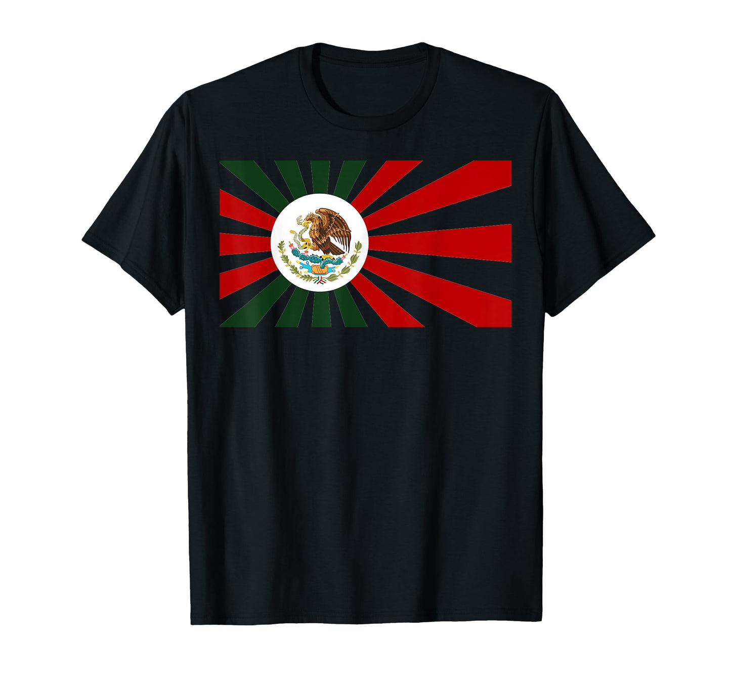 Mexican Japan Flag Japanese Mexico Anime Manga fan Mexicanos T-Shirt
