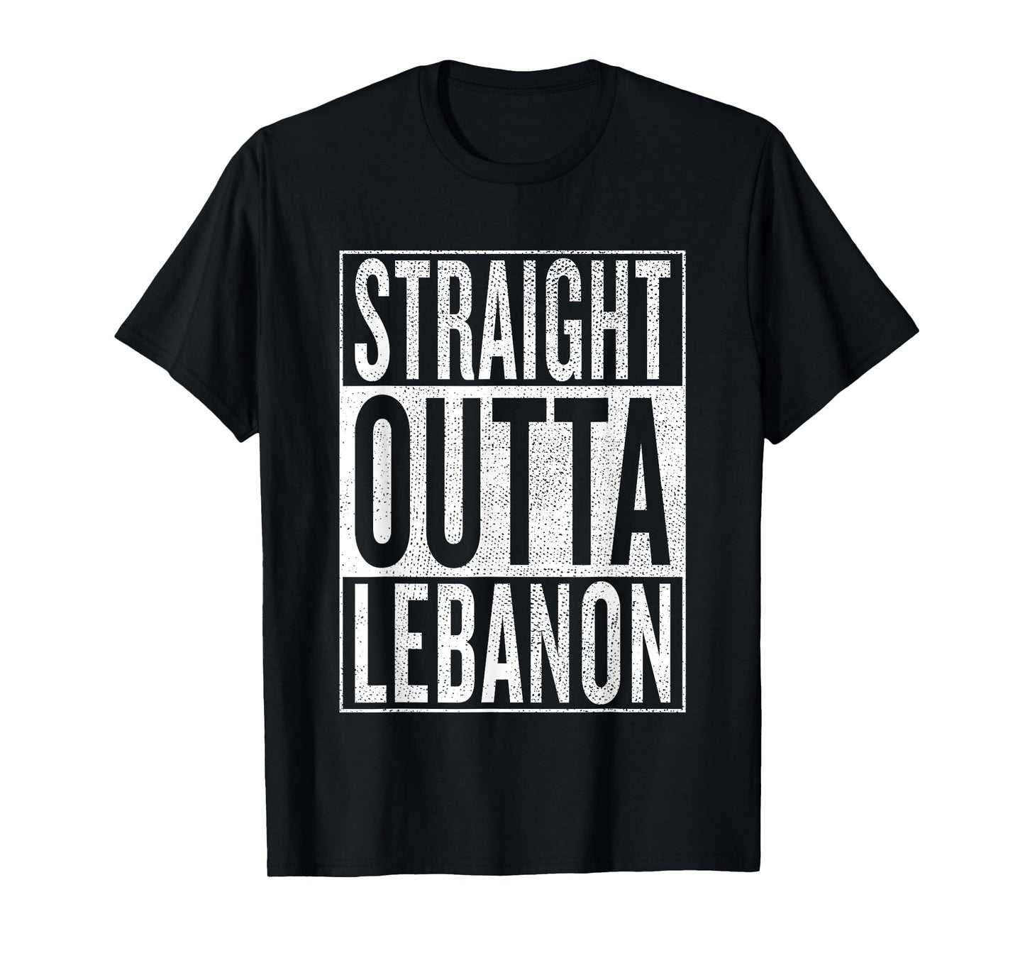 Straight Outta Lebanon Great Travel & Gift Idea T-Shirt T-Shirt