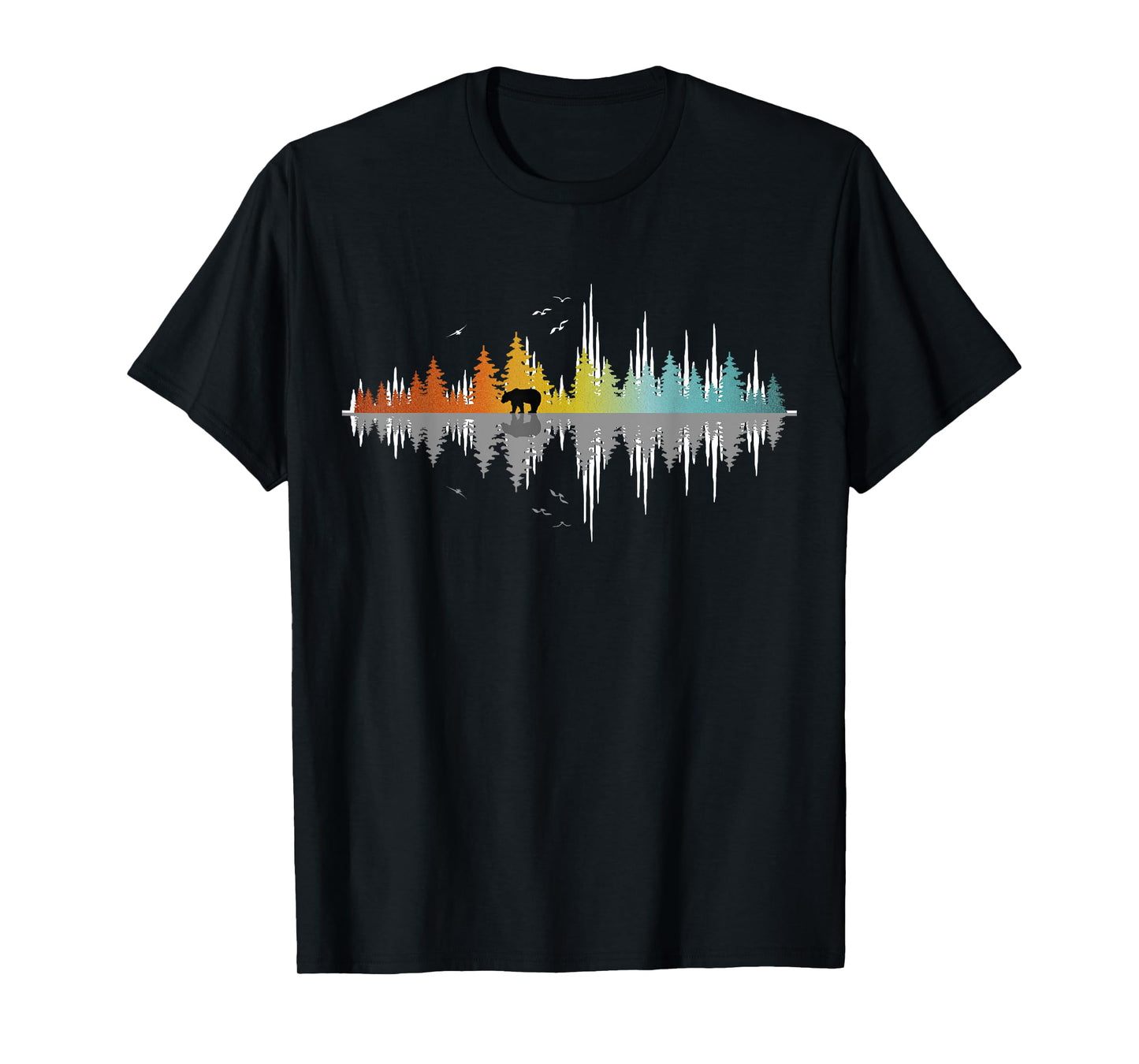 The Sound Of Nature- Sound Waves T Shirt Design