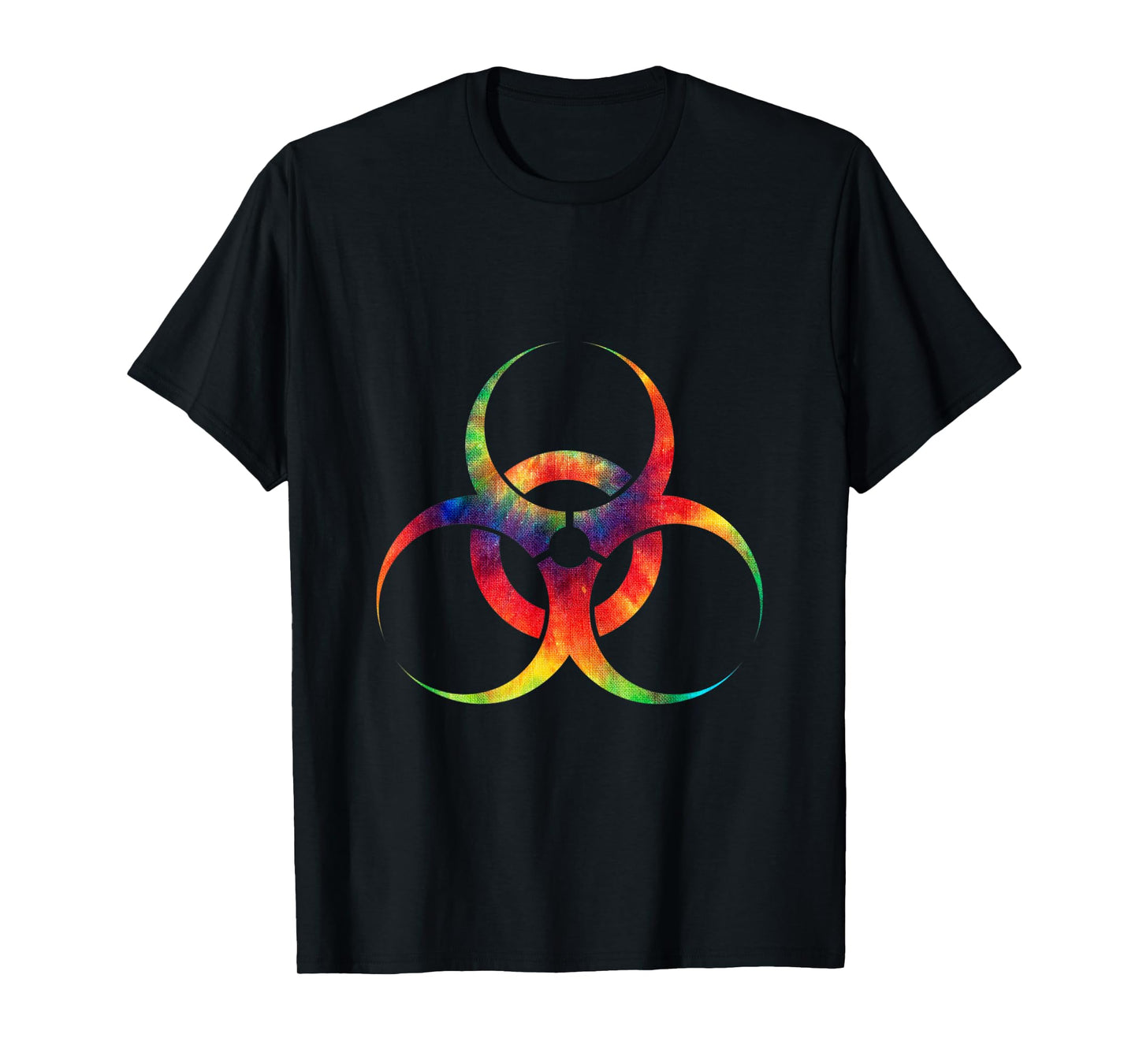 Tie Dye Nuclear Waste Toxic Symbol Tie Dyed T Shirt T-Shirt