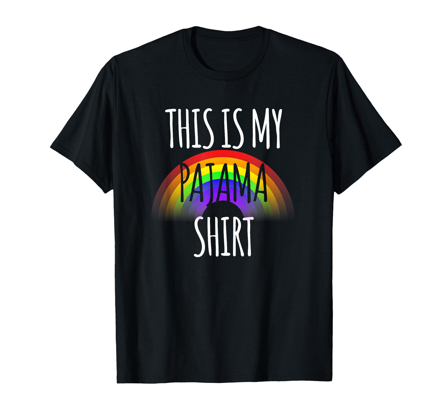 This is My Pajama Shirt Funny Rainbow Flag Gay Pride PJ Tee T-Shirt