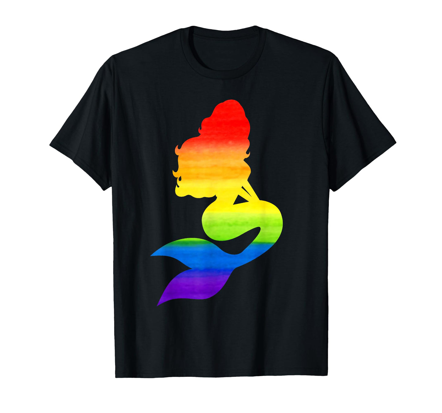 Mermaid Pride Gay Pride Parade Rainbow Mermaid T-Shirt