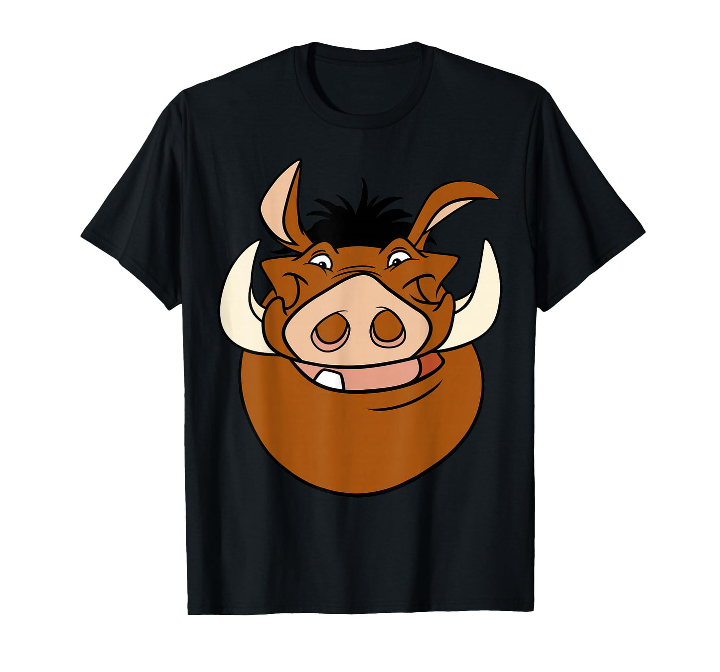 Disney The Lion King Pumbaa Big Face Portrait T-Shirt