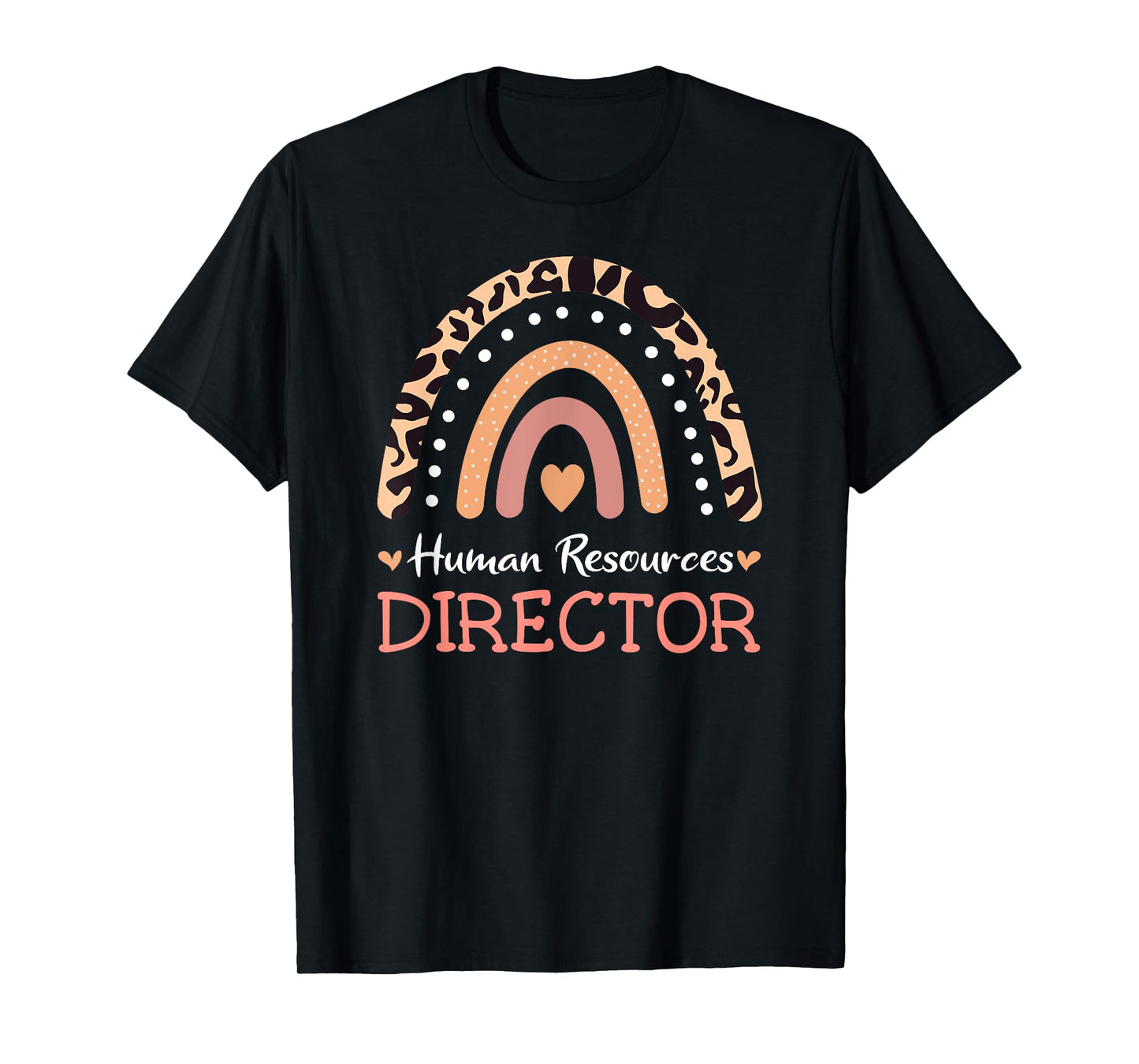 Human Resources Director Leopard Rainbow Appreciation T-Shirt
