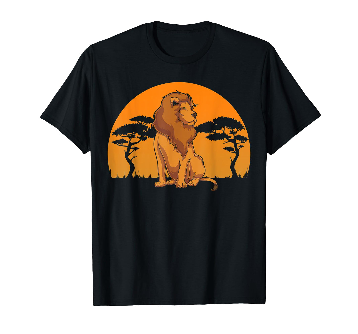 Africa Safari Animal Lover Savannah Animal Zoo Lion T-Shirt
