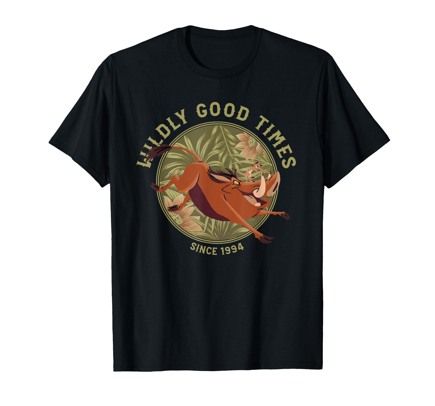 Disney Lion King Anniversary Timon Pumbaa Wildly Good Times T-Shirt