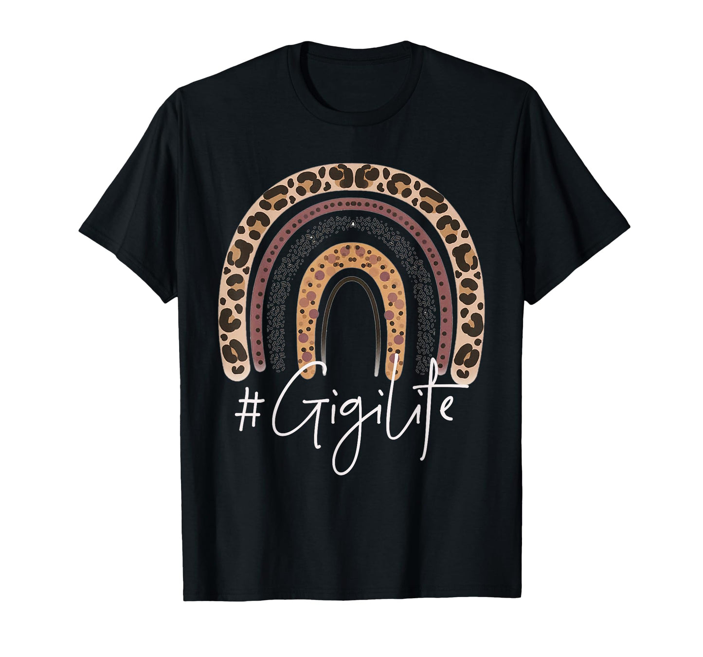 Gigi Life Grandma Cheetah Leopard Women Christmas Fall T-Shirt