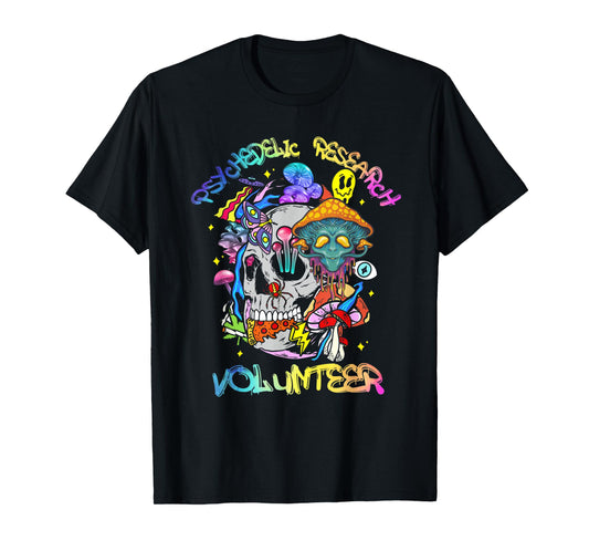 Psychedelic Mushroom Research Volunteer T-Shirt