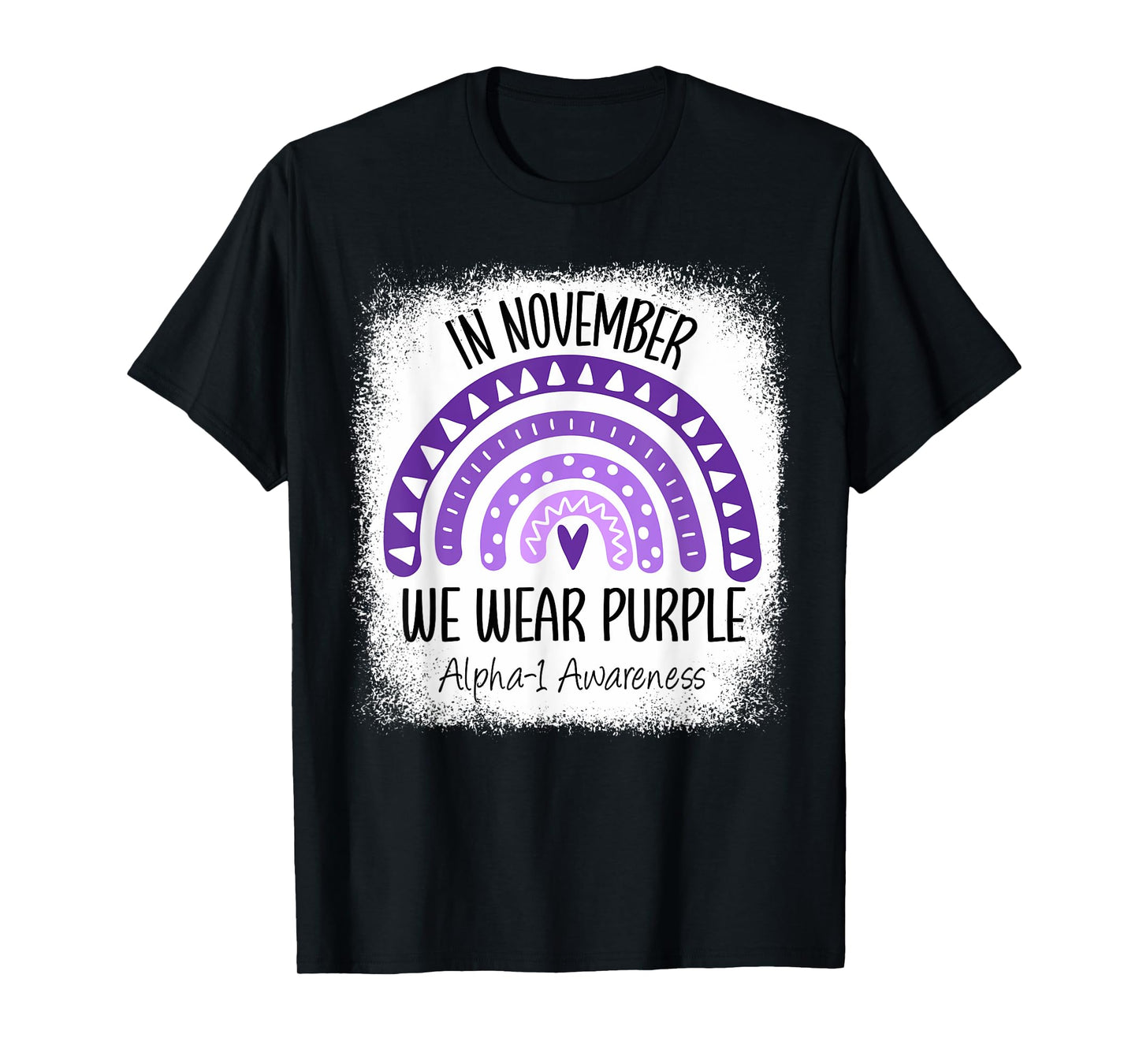Rainbow Alpha-1 Antitrypsin Deficiency Awareness Month T-Shirt
