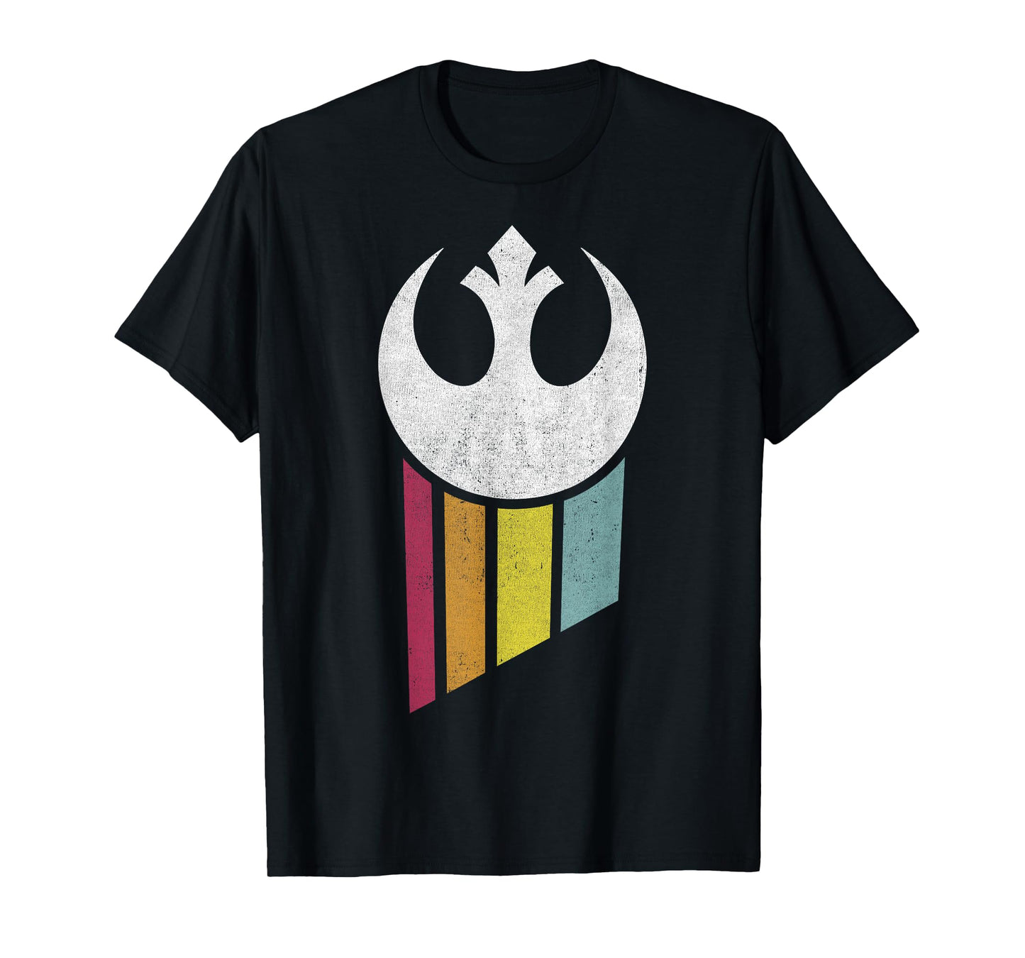 Star Wars Rebel Rainbow Logo Graphic T-Shirt T-Shirt