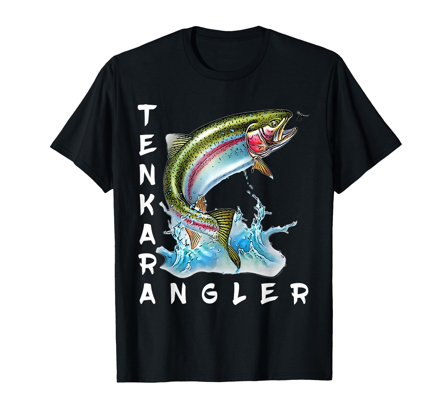 Tenkara Angler Fly Fishing Trout Kebari Fisherman T-Shirt