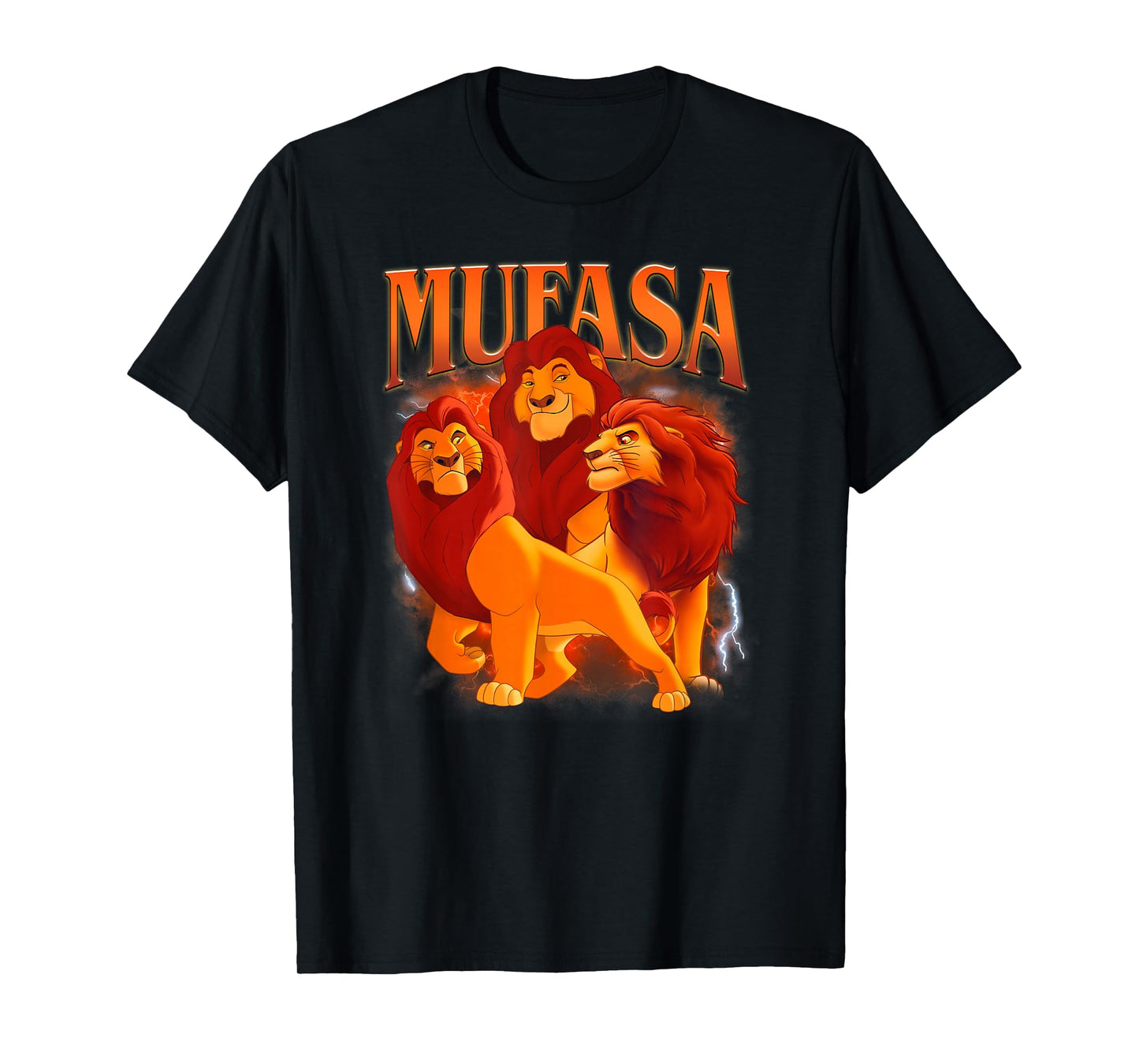 Disney The Lion King Mufasa Multipose Distressed Portrait T-Shirt