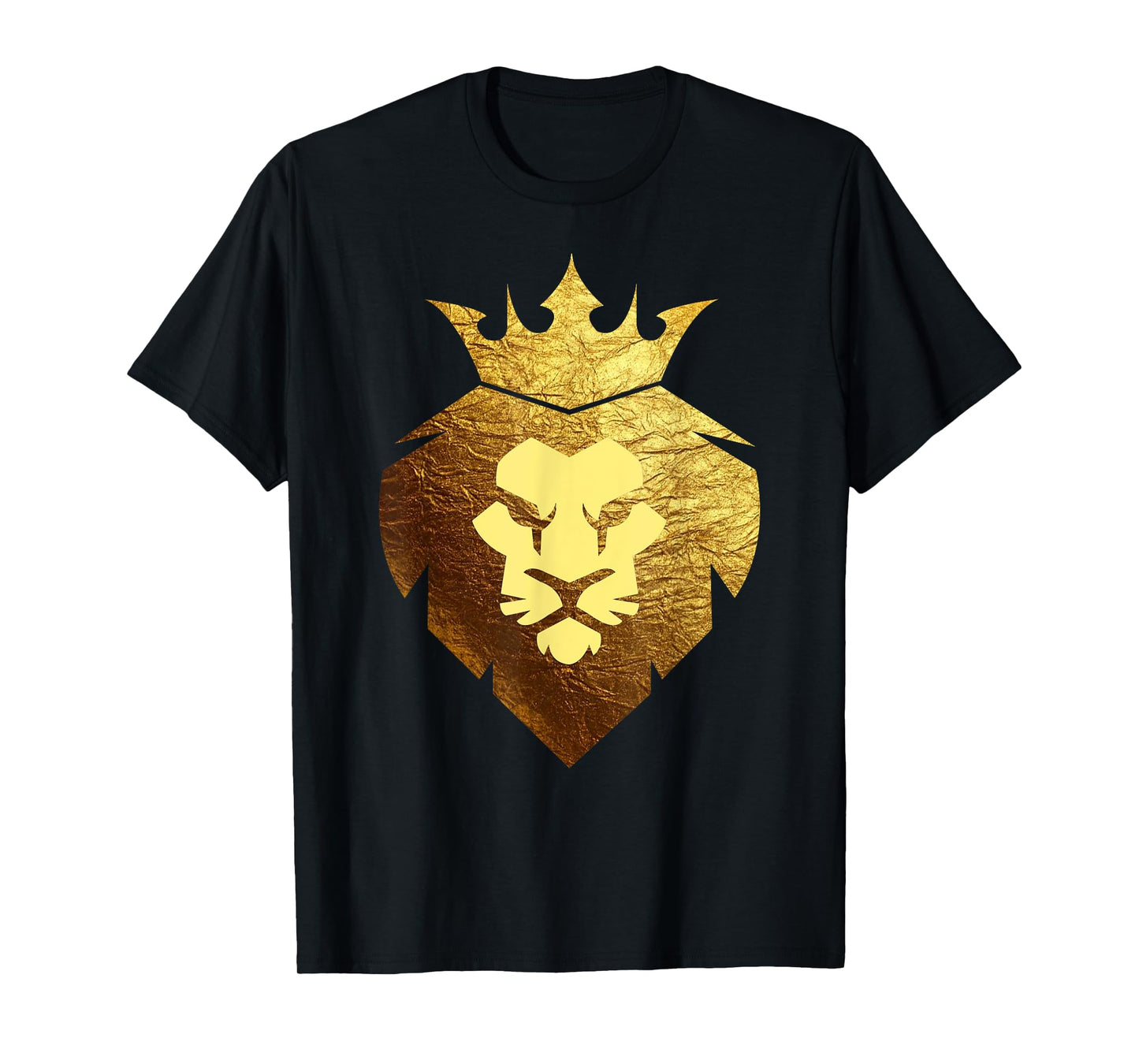 Gold King Lion TShirt-King of the Jungle Lion T-Shirt T-Shirt