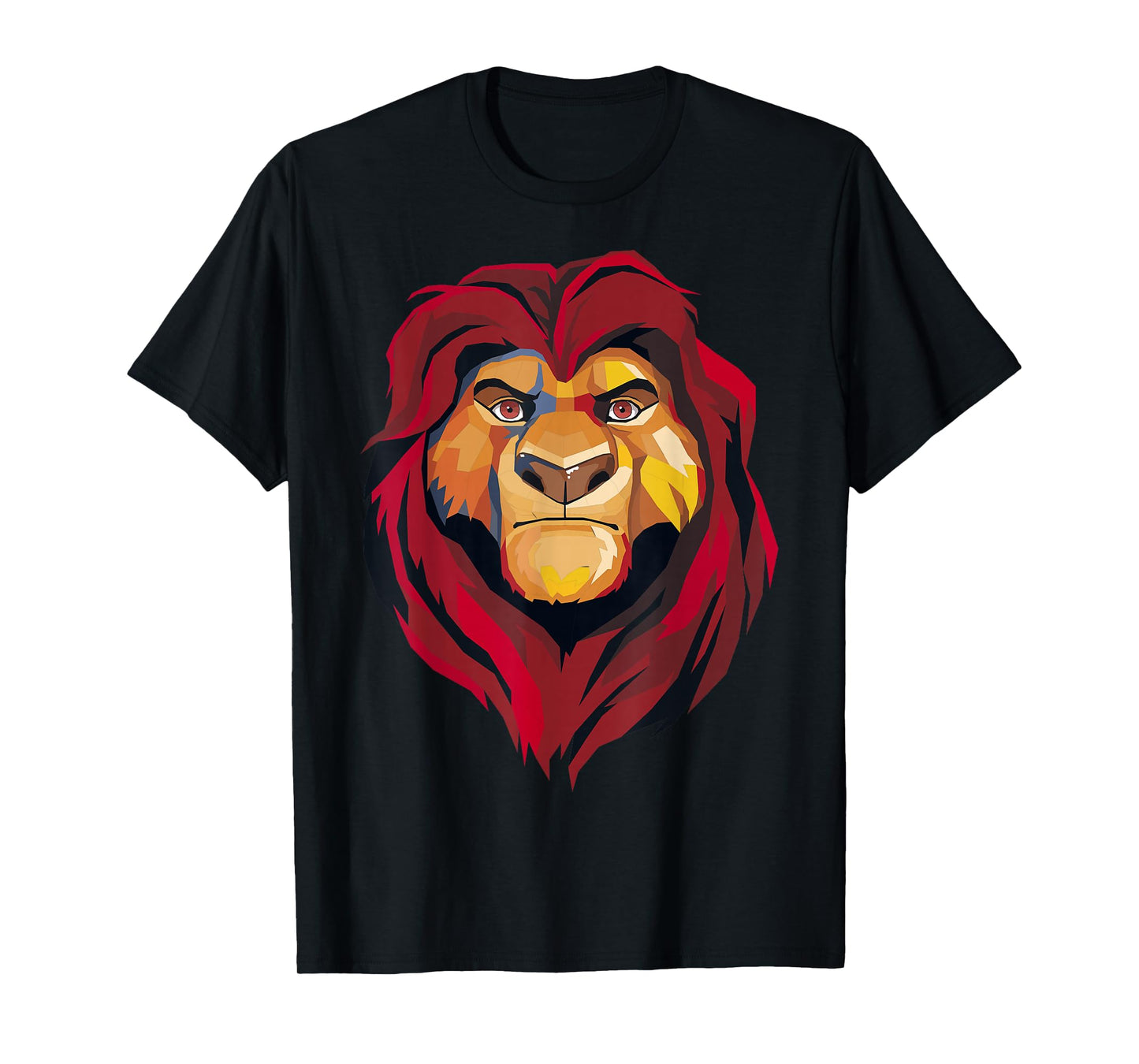 Disney The Lion King Mufasa Artistic Painted Portrait T-Shirt