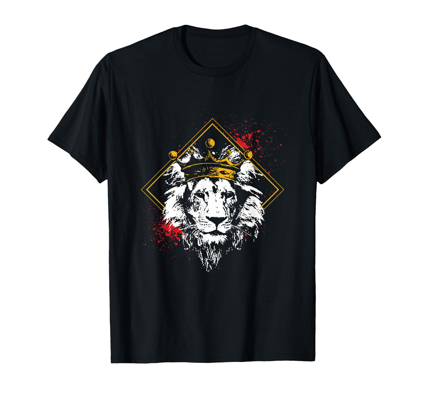 Lion Head Wild Animal Crown King Wilderness Predator Africa T-Shirt