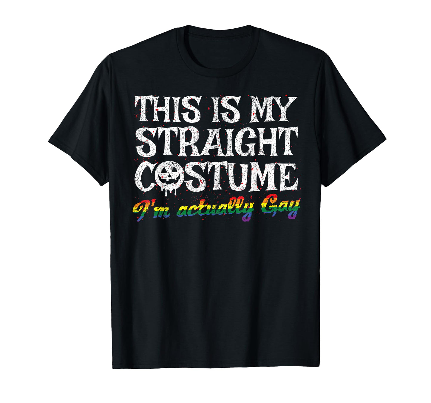 This is My Straight LGBT Halloween Costume Lesbian Gay T-Shirt