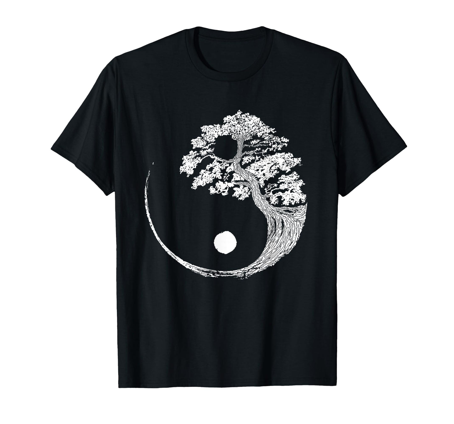 Yin Yang Bonsai Tree Japanese Buddhist Zen T-Shirt T-Shirt