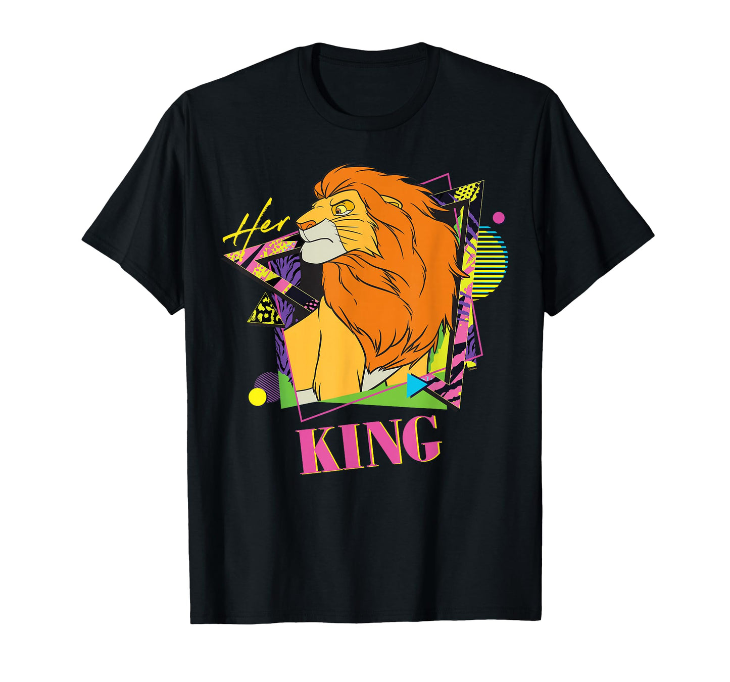 Disney The Lion King Retro ’90s Couples Matching Her King T-Shirt