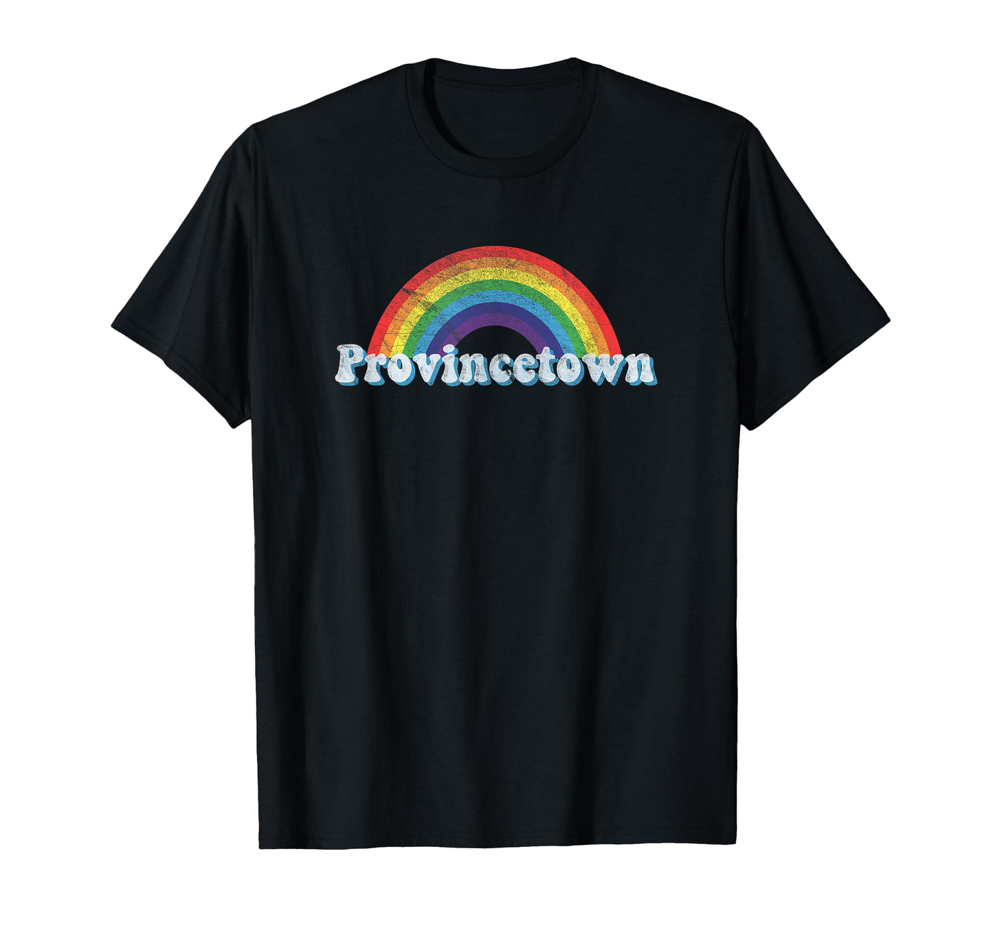 Provincetown P-Town LGBTQ Gay Pride Rainbow T-Shirt