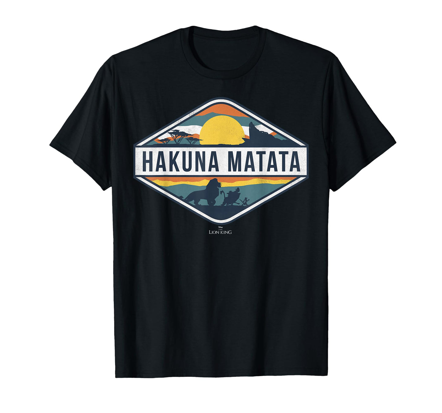 Disney The Lion King Hakuna Matata Diamond Logo T-Shirt