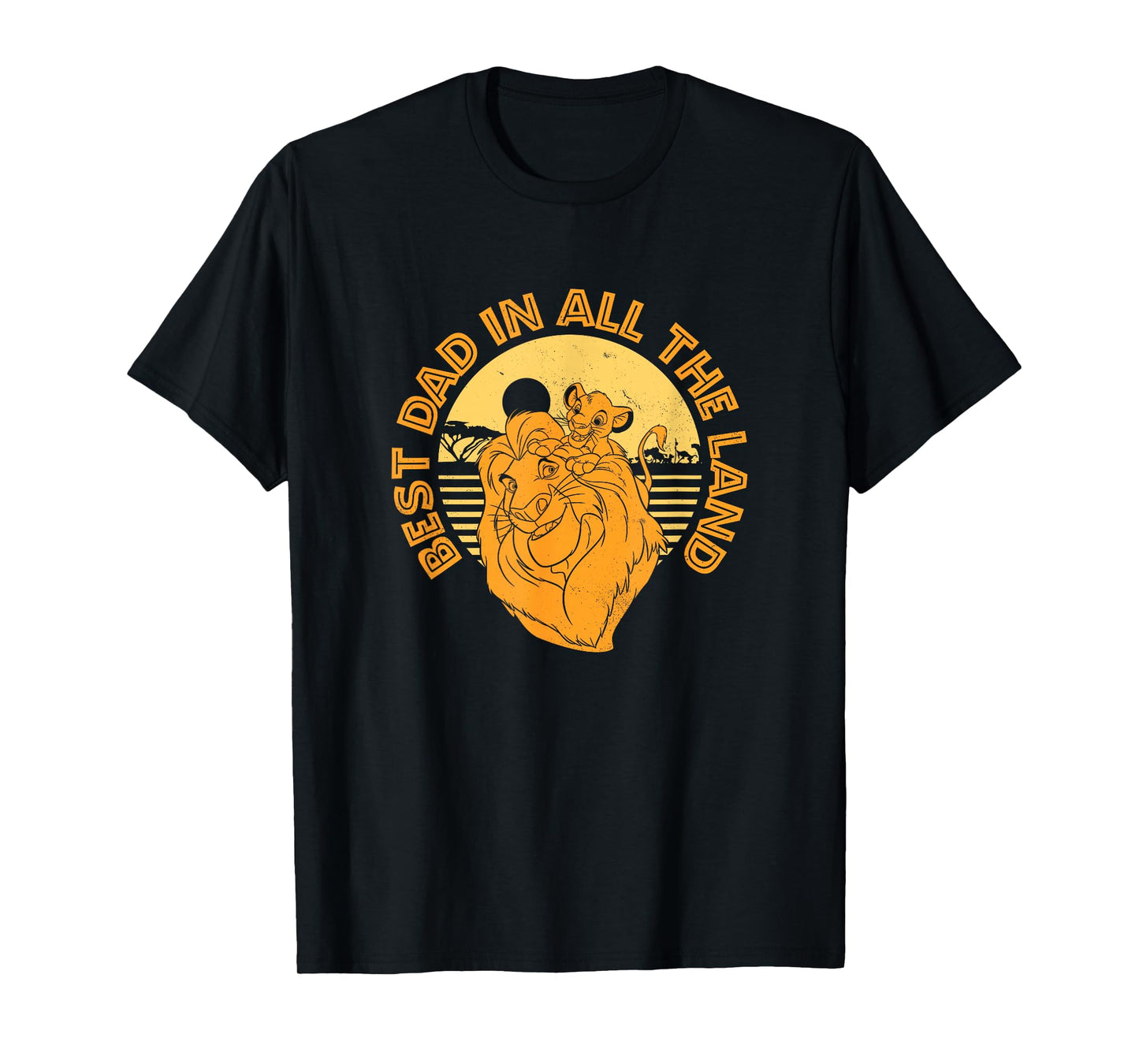 Disney The Lion King Father's Day Best Dad in All The Land T-Shirt