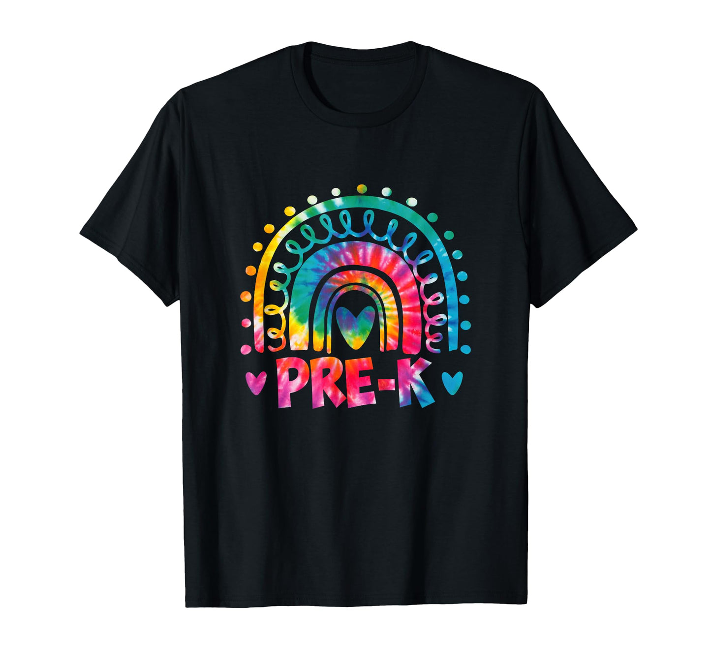 Tie Dye Prek Teacher Rainbow Preschool Back to School Girl T-Shirt