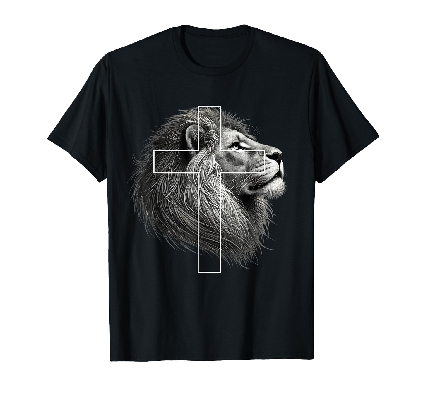 Christian Lions Cross Christianity T-Shirt