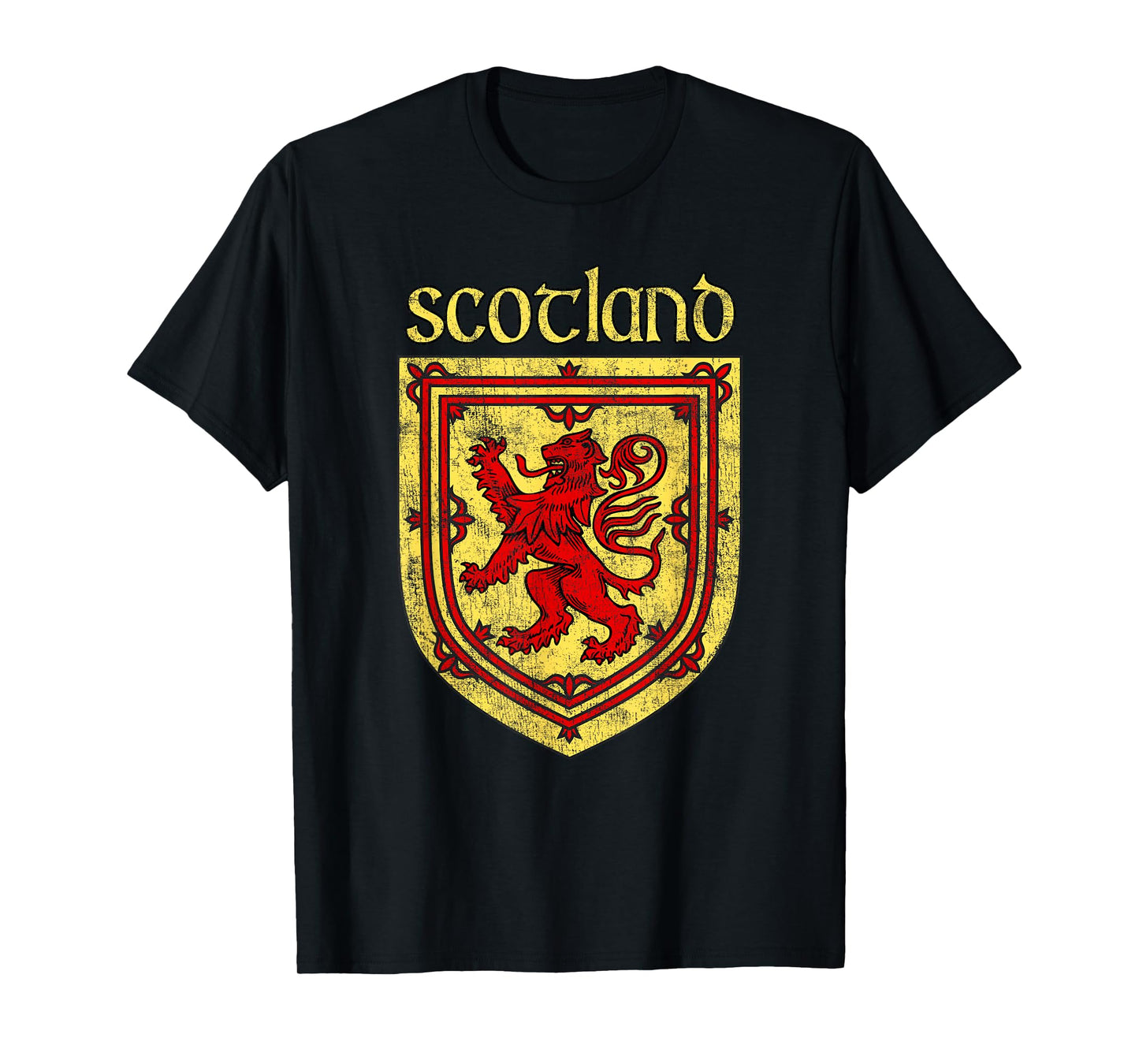 Scottish Rampant Lion T-Shirt Scotland Coat of Arms Shirts T-Shirt