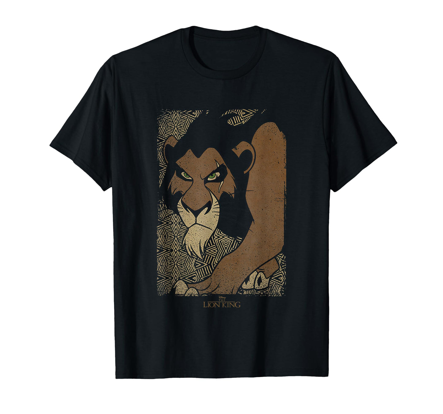 Disney The Lion King Scar Tribal Prowl Distressed T-Shirt