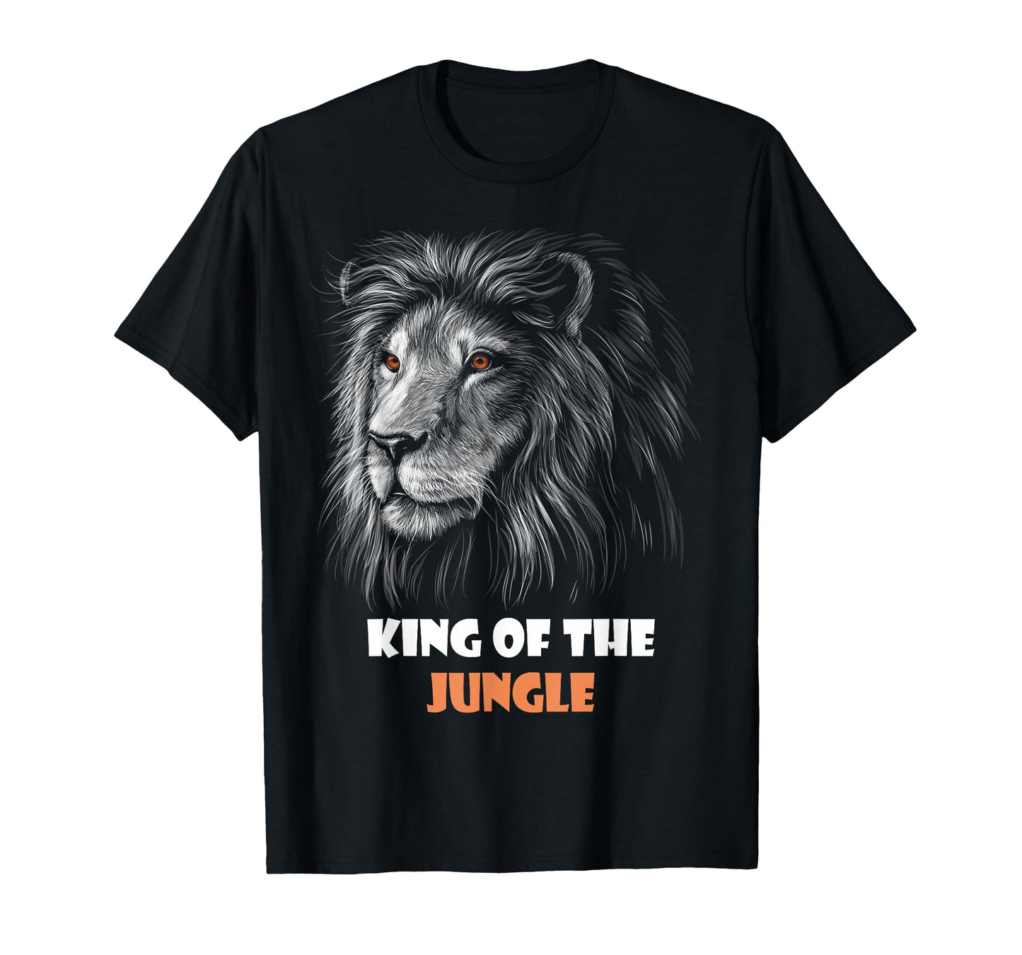 King of the Jungle Safari Lion Head T-Shirt
