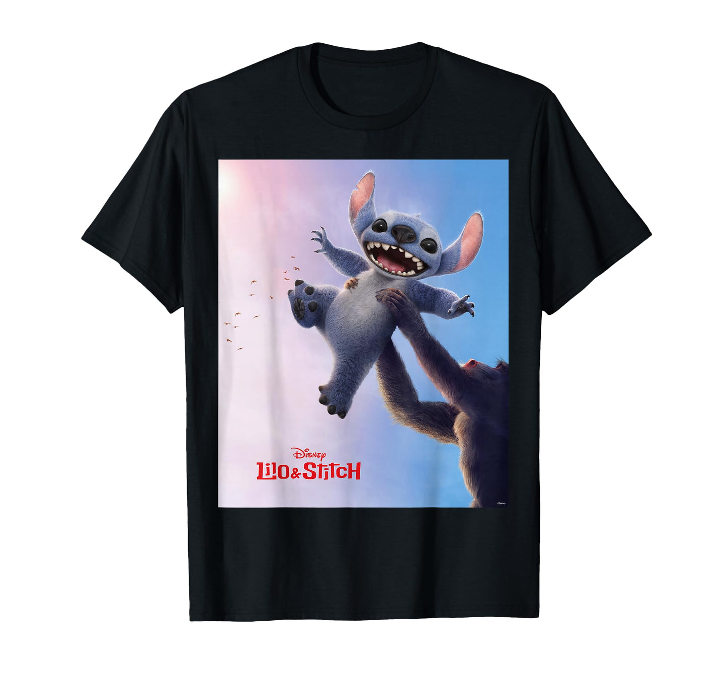 Disney Lilo & Stitch Live-Action Movie Funny The Lion King T-Shirt