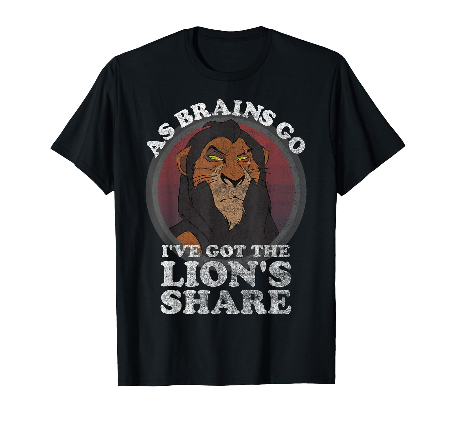 Disney The Lion King Scar The Lion's Share of Brains T-Shirt