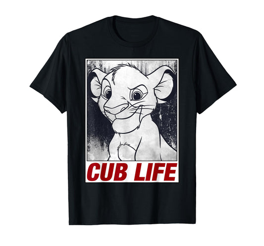 Disney Lion King Simba Cub Life Streetwear Poster T-Shirt T-Shirt